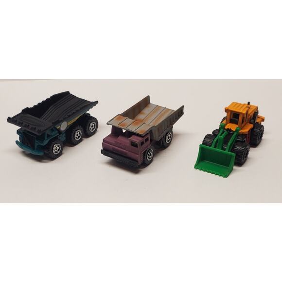 Matchbox Mining Vehicles Lot of Three Loose - Picture 1 of 2